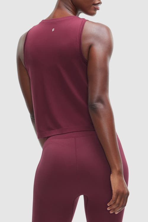 Peloton Seamless Muscle Tank In Red Grape