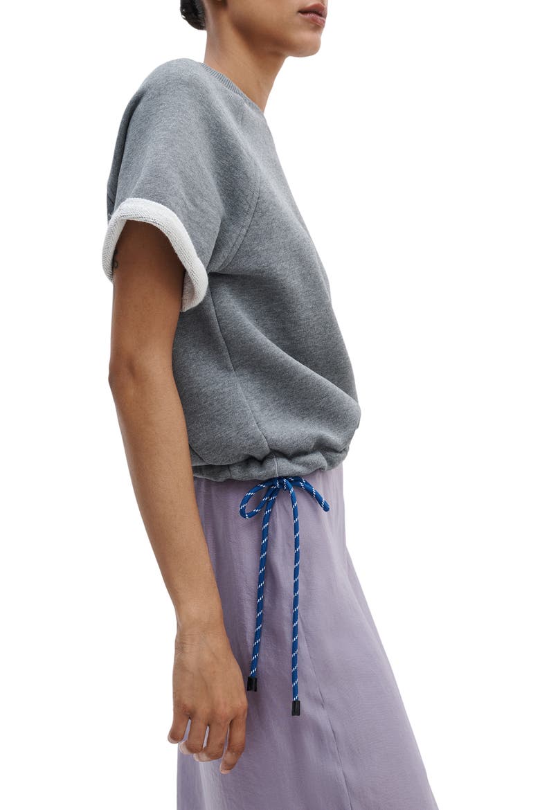 Vintage Terry T-Shirt, Alternate, color, HEATHER GREY