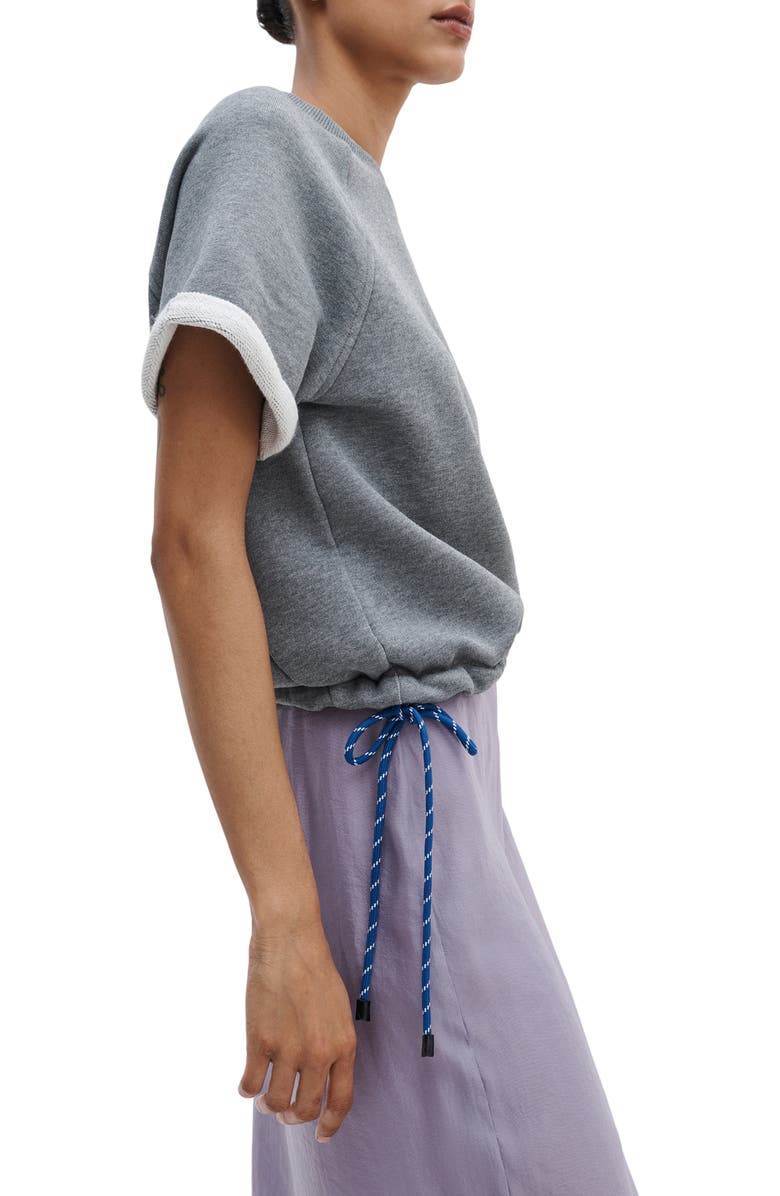 rag & bone Vintage Terry T-Shirt, Alternate, color, Heather Grey