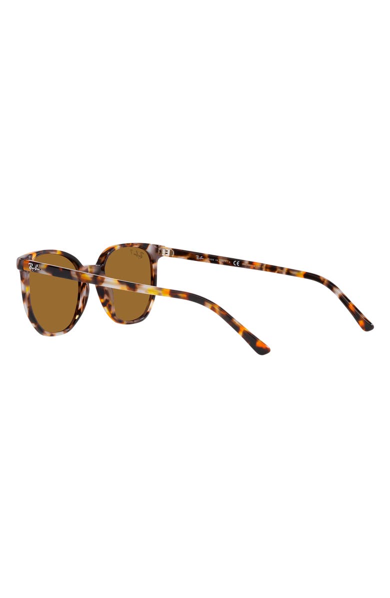 Ray-Ban Elliot 52mm Polarized Square Sunglasses, Alternate, color, Brown Havana