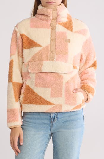 トップス Blanc YM Wool Fleece Snap Pullover Ruby cn54567458.jpg