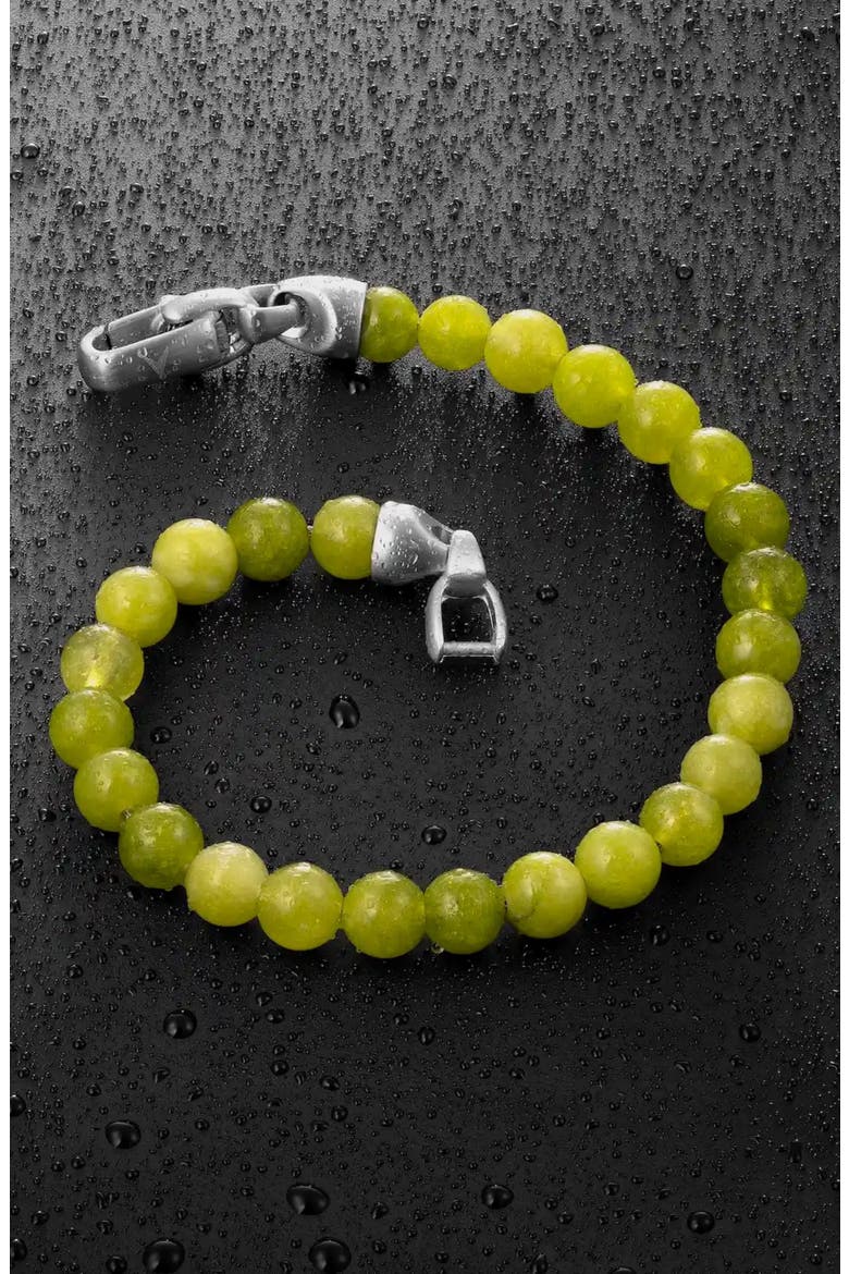 Spiritual Bead Birthstone Bracelet, Alternate, color, AUGUST / PERIDOT