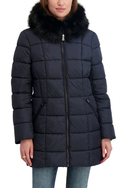 Brie Faux Fur Puffer Coat