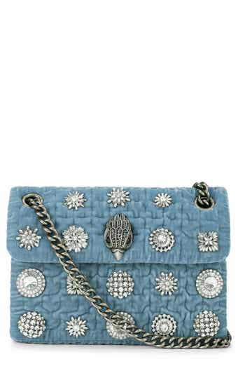 Kurt Geiger London Mini Kensington Velvet Crossbody Bag