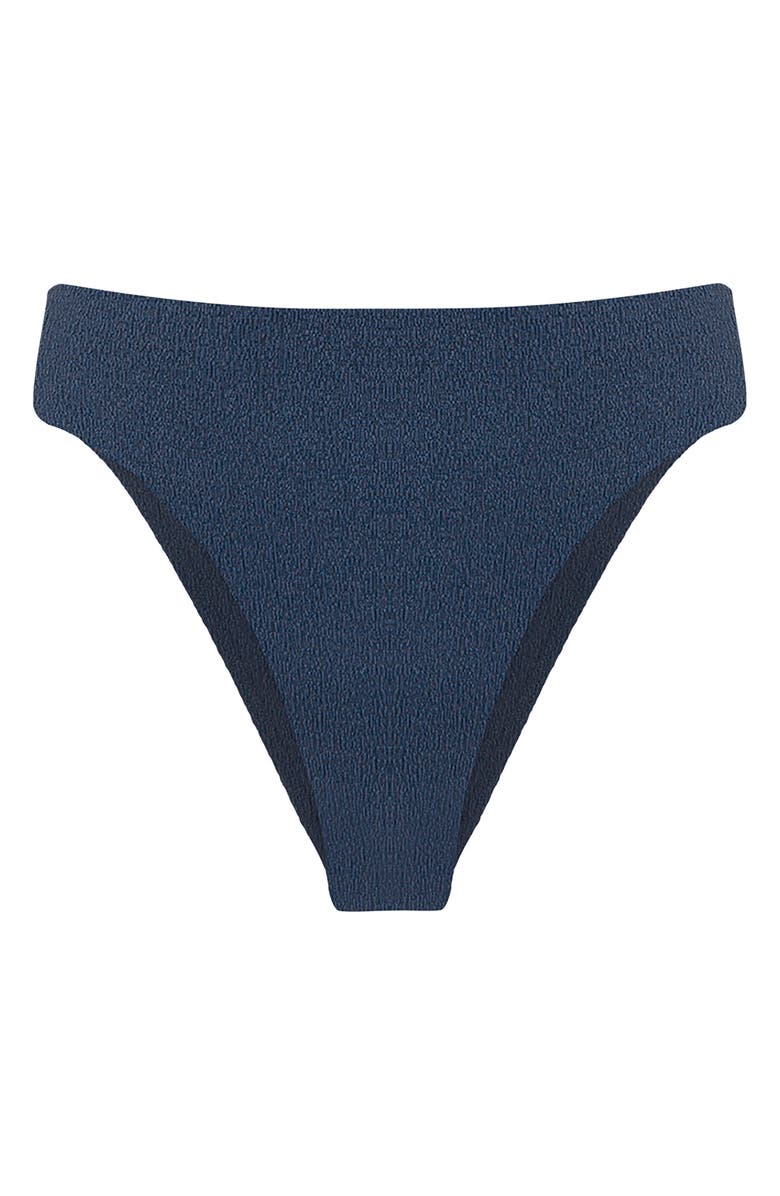 ViX Paula Hermanny Firenze Bela Hot High Waist Bikini Bottoms, Alternate, color, Blue