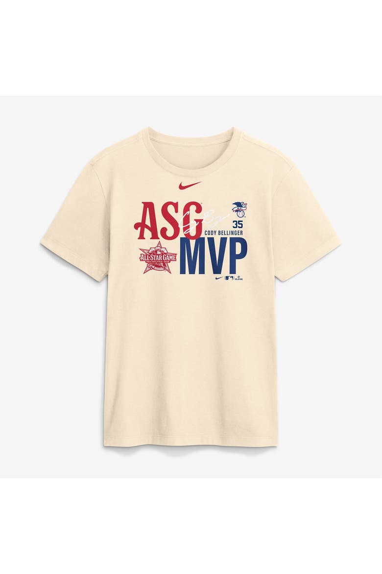 Men's Nike Cody Bellinger Cream New York Yankees 2026 MLB All-Star Game MVP Club T-Shirt, Main, color, Cream