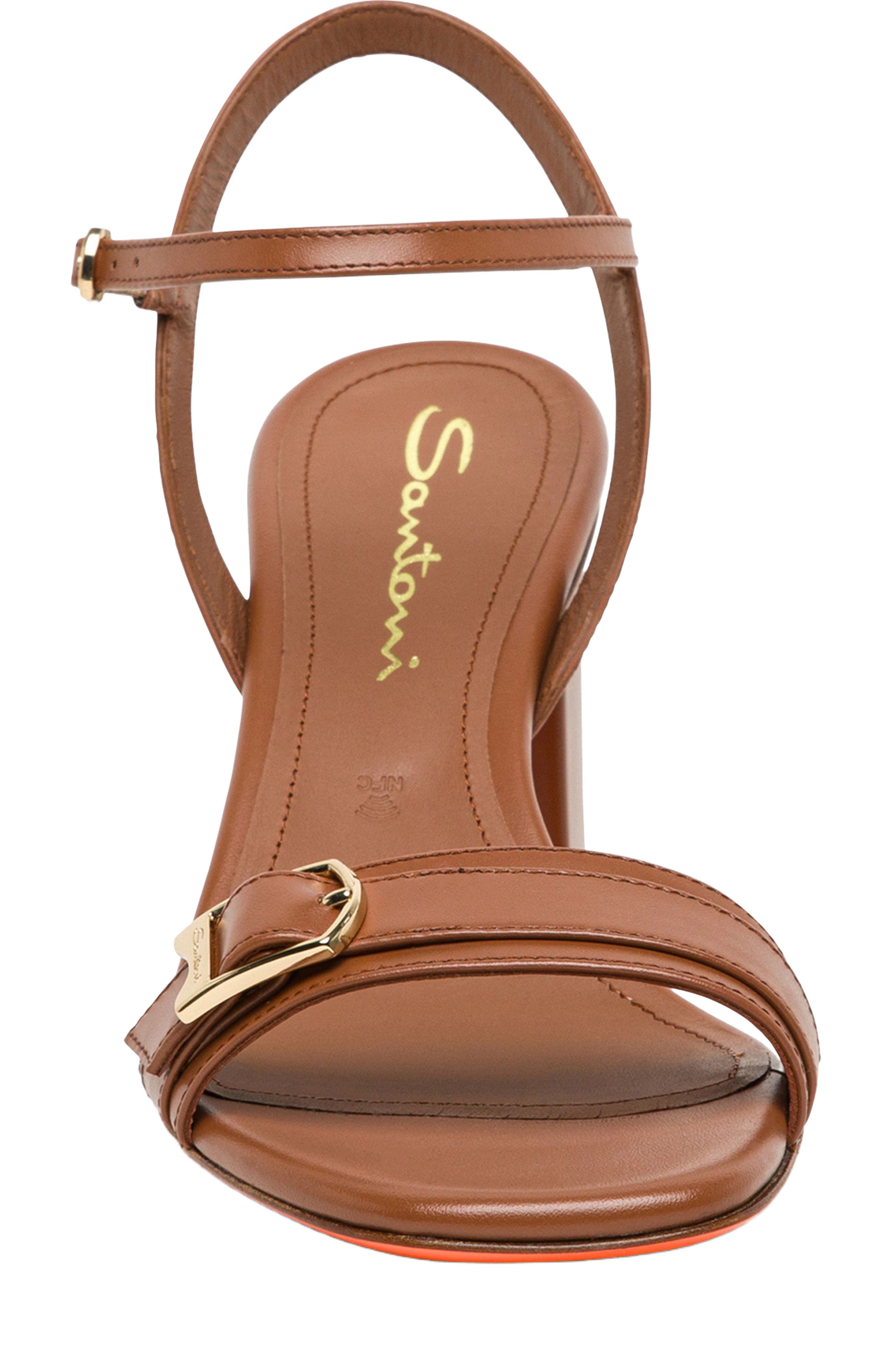 Santoni Women's mid-heel sandal, Alternate, color, 