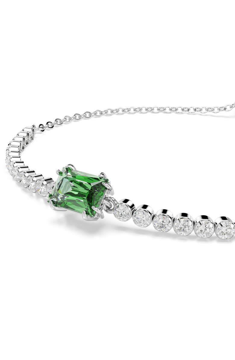 Swarovski Matrix Slider Bracelet, Alternate, color, Green