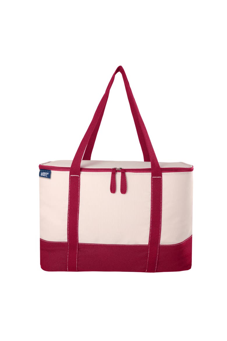 Rectangular Large Cooler Bag Insulated 8 Gal, Main, color, Cranberry