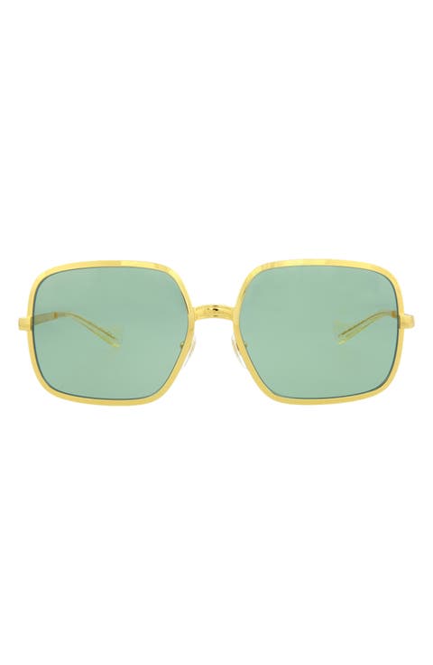 60mm Square Sunglasses