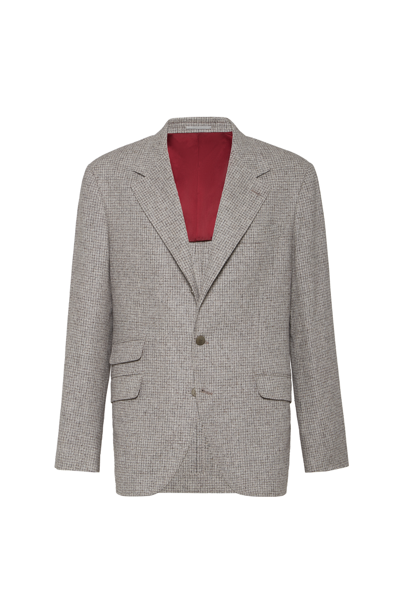 Brunello Cucinelli Deconstructed Cavallo blazer, Main, color, Brown