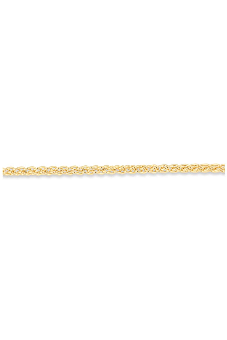 14K Gold Wheat Chain Necklace, 4mm, Alternate, color, 14KY