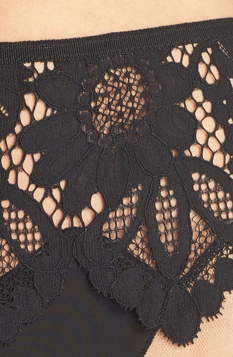 For Love & Lemons 'Ruby' High Waist Briefs, Alternate, color,