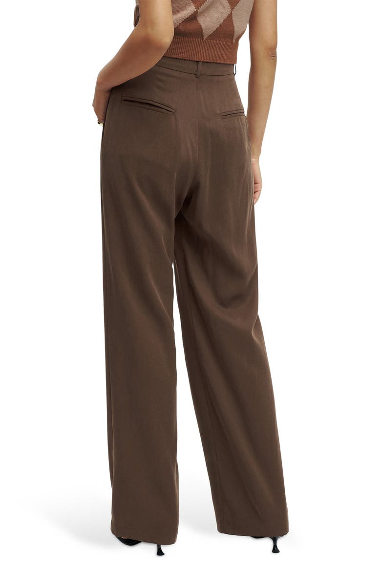 Mason High Waist Wide Leg Pants, Alternate, color, CAFE
