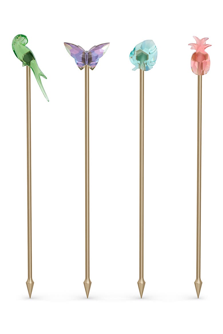 Jungle Beats Set of 4 Cocktail Stirrers video