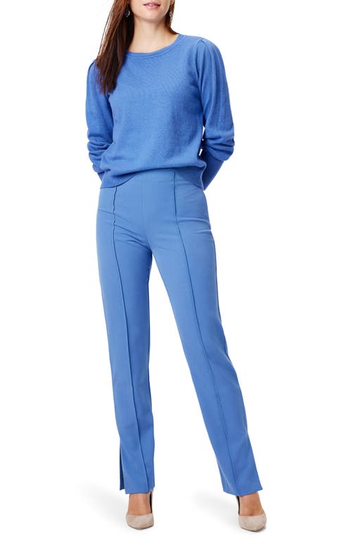 Nic + Zoe Nic+zoe Puff Shoulder Sweater In Blue