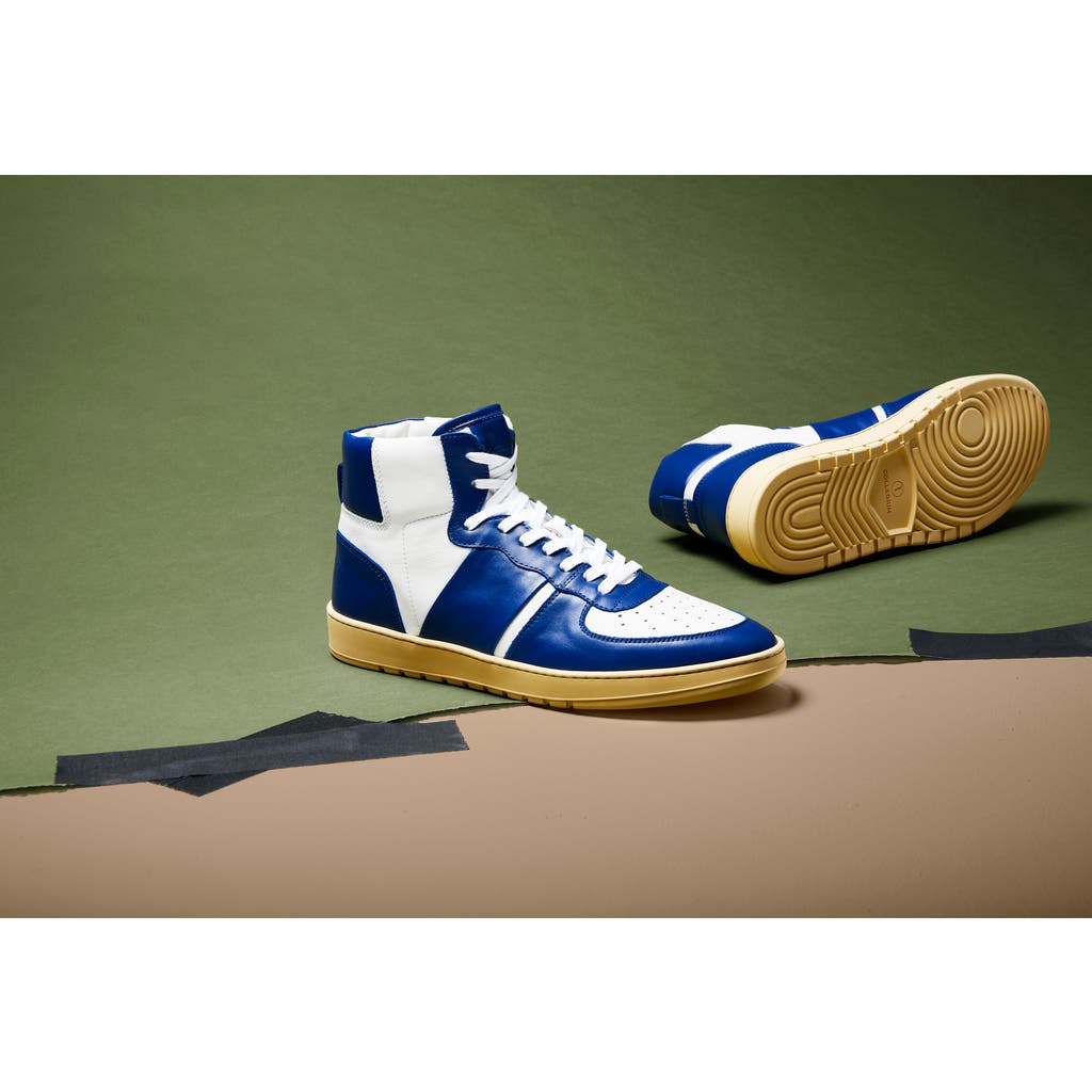 Collegium Pillar Destroyer High Top Sneaker In Blue