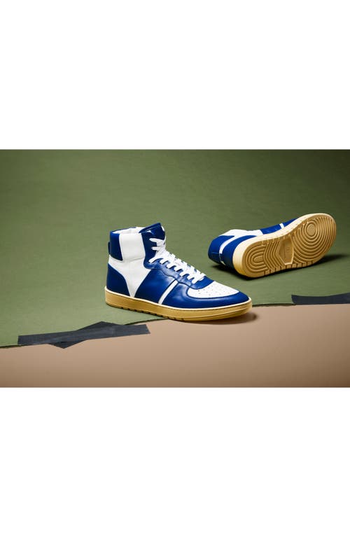 Collegium Pillar Destroyer High Top Sneaker In Blue