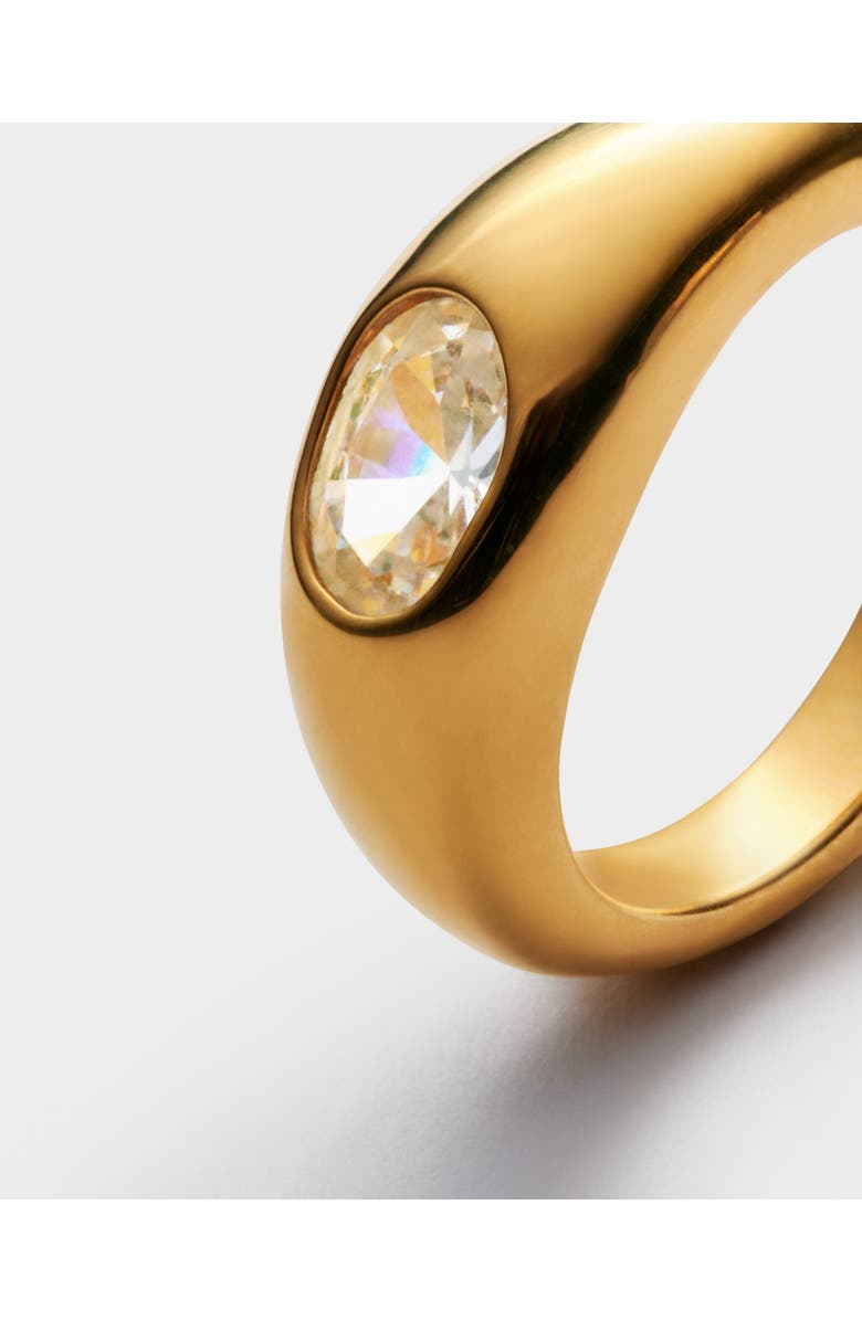 Katie Loxton Ayla Waterproof Gold Hoop Earrings, Alternate, color, Gold