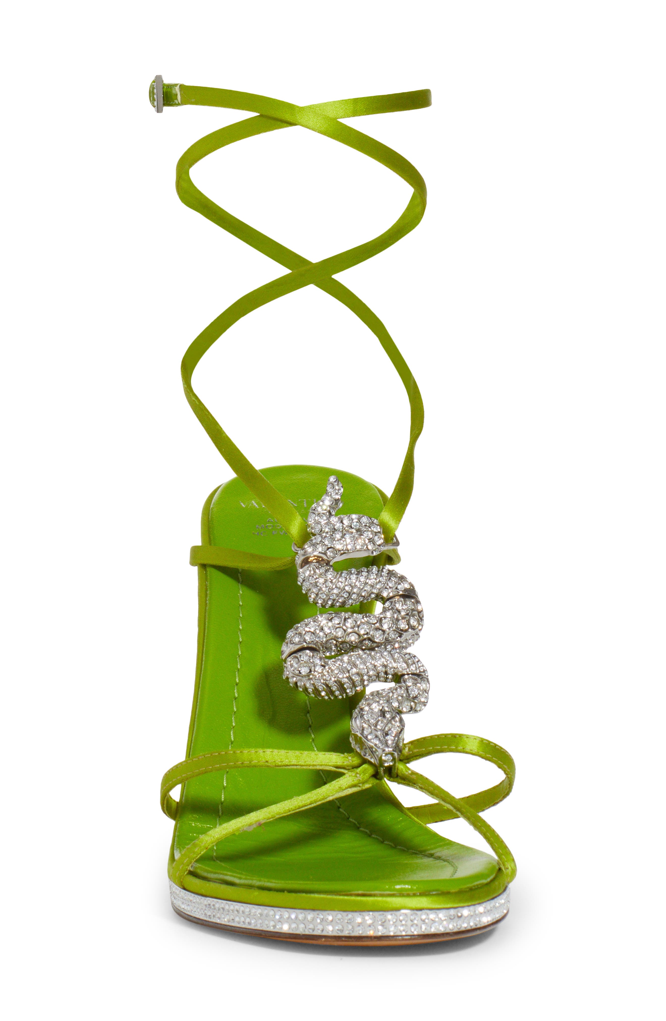 Valentino Garavani Divine Crystal Embellished Sandal, Alternate, color, 