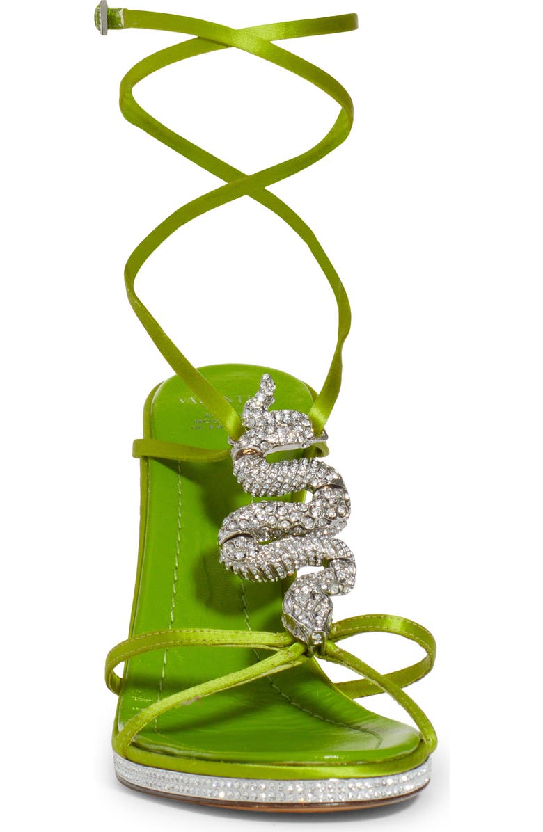 Valentino Garavani Divine Crystal Embellished Sandal, Alternate, color,