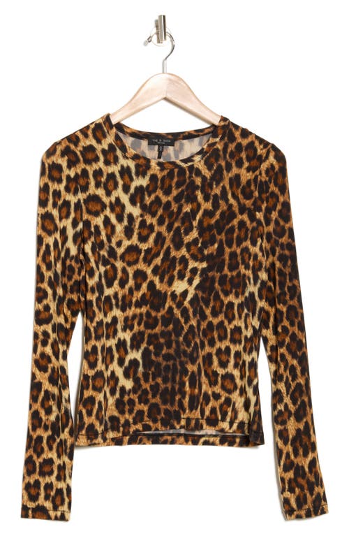 Rag & Bone Printed Top In Cheetah