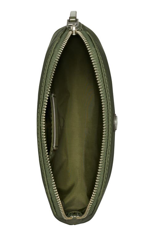 Tory Burch Small Dome Nylon Cosmetic Case In Neutral