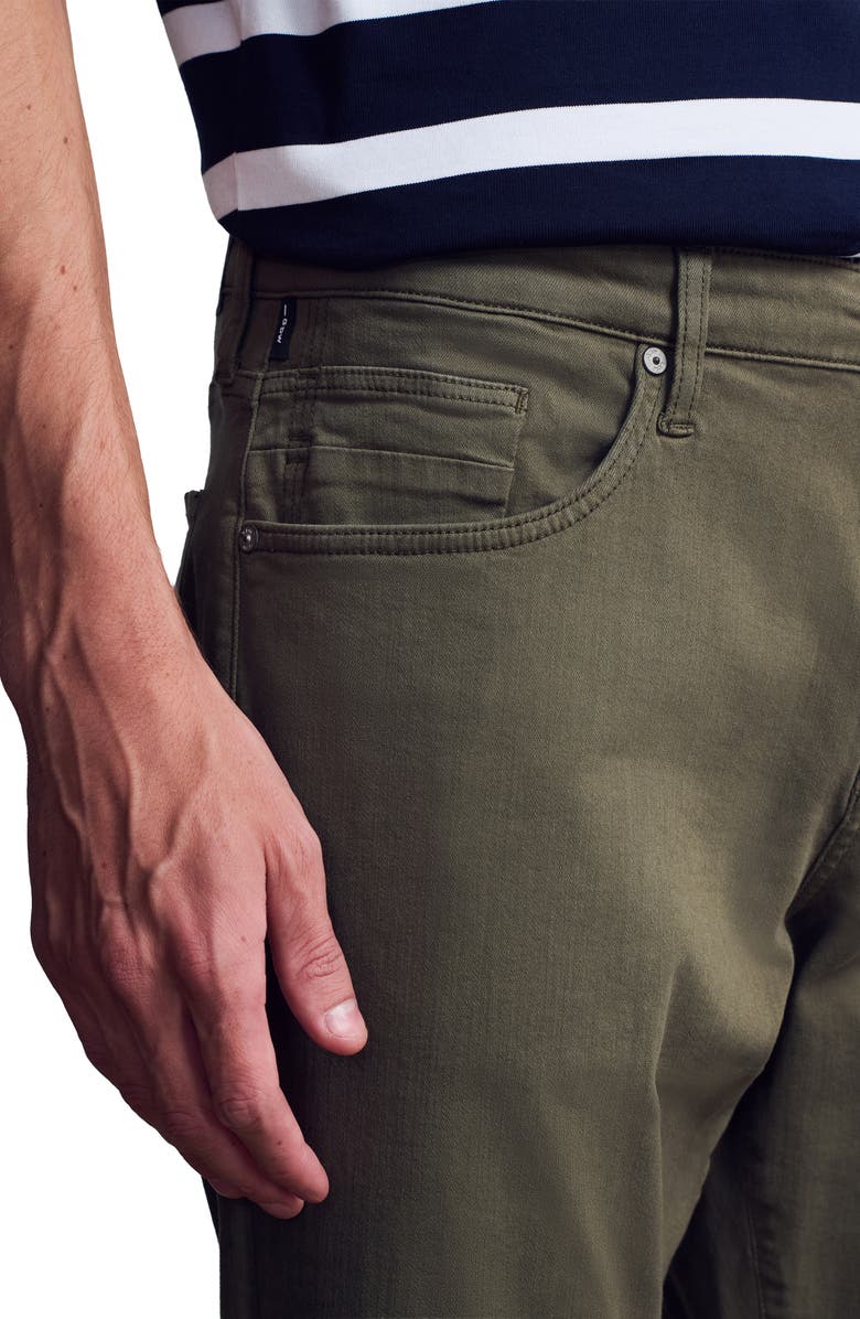 General Denim Works Roam Relaxed Straight Leg Jeans, Alternate, color, Dusty Olive