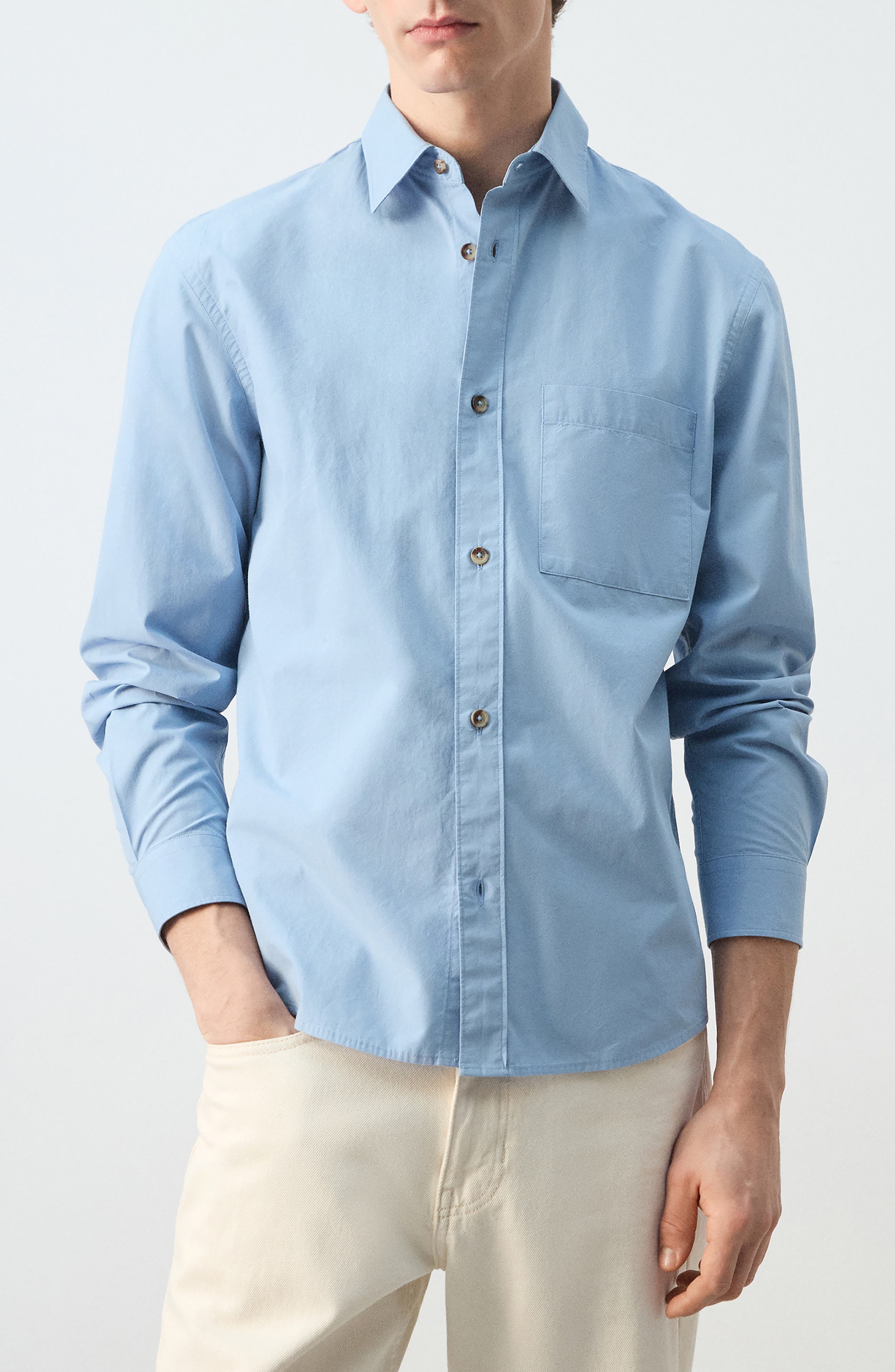 Relaxed Fit Button-Up Shirt - image 3