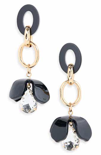 Flower Dangle Drop Earrings