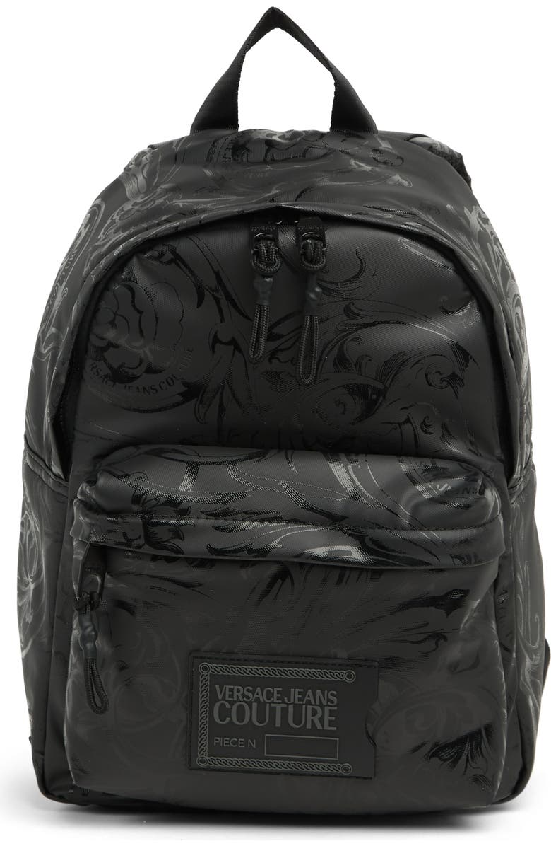 Versace Jeans Garland Swirl Backpack, Main, color,