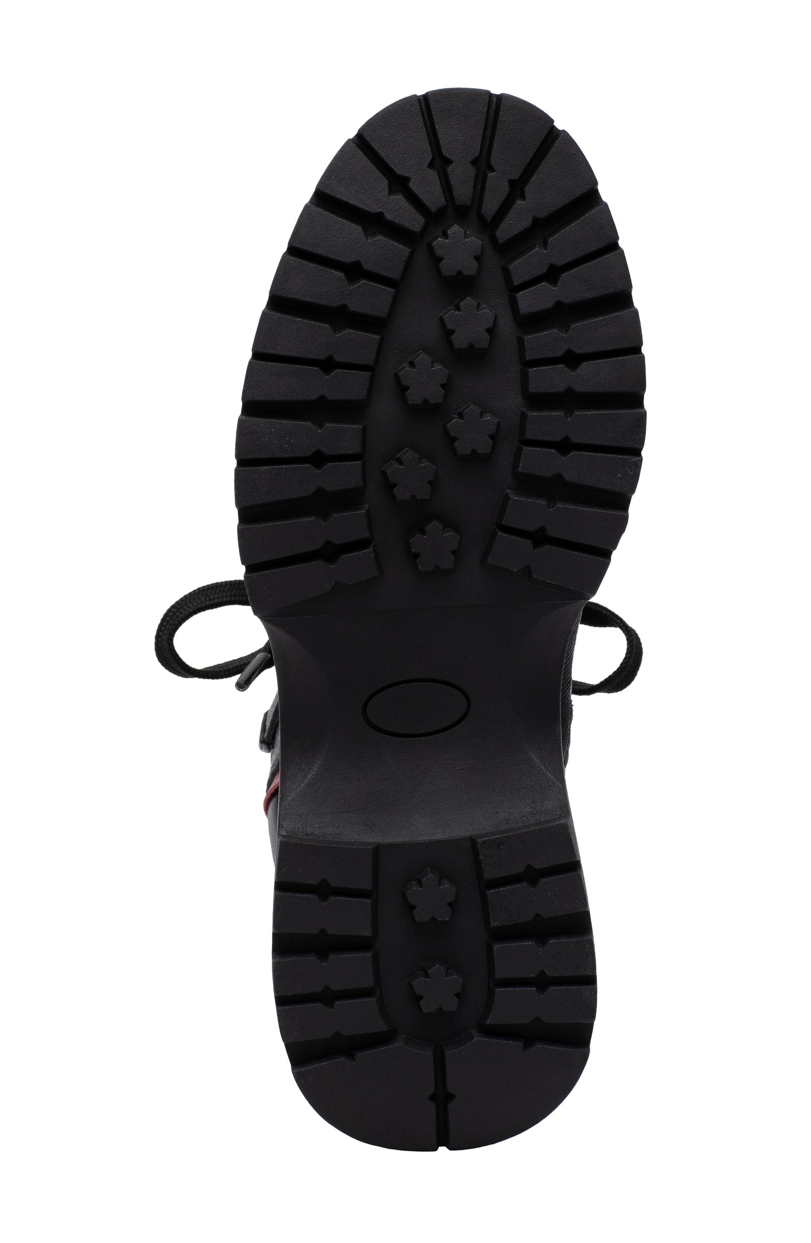 Linea Paolo Telana Lace-Up Bootie, Alternate, color, Blk Tum/Np