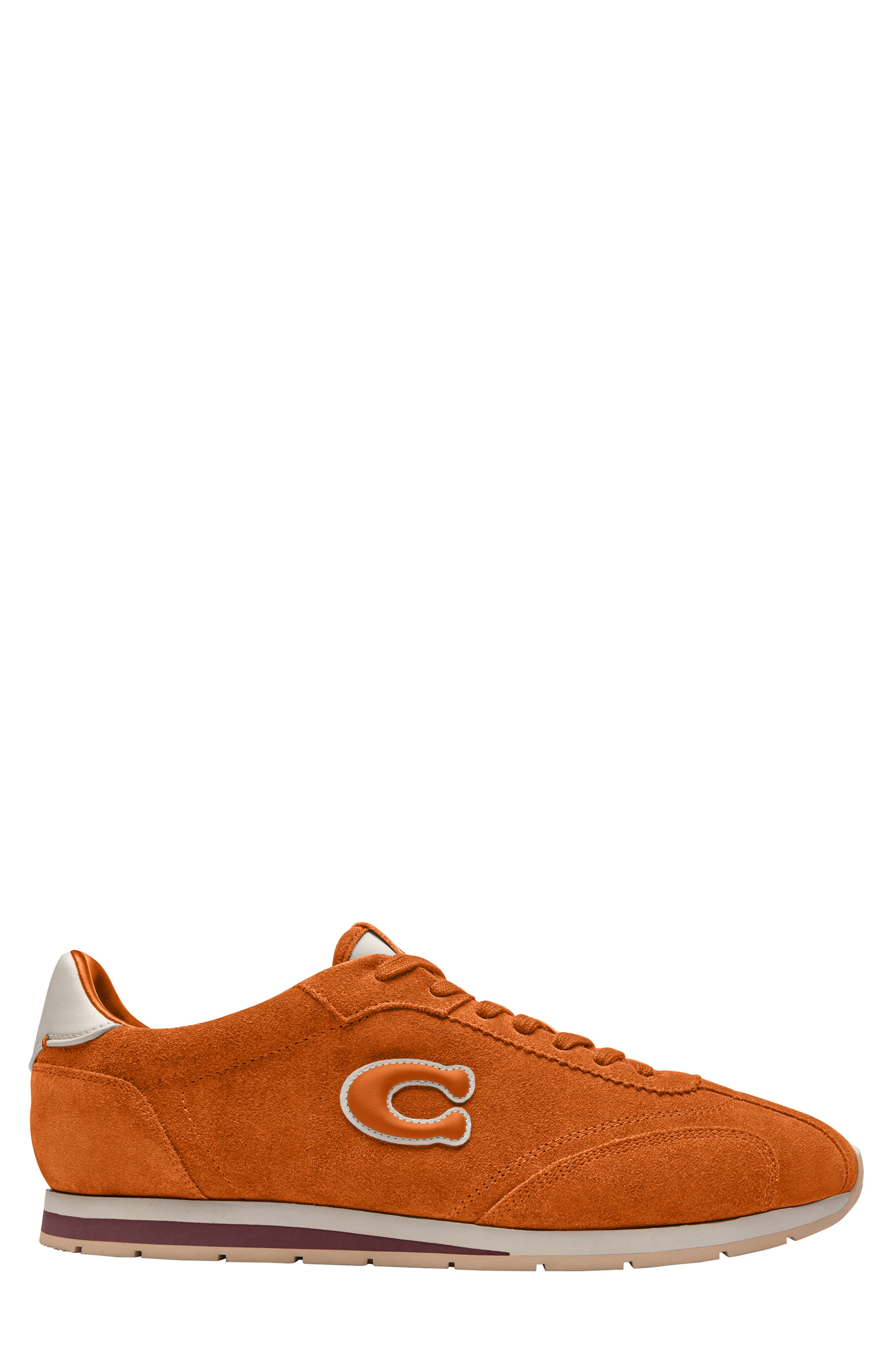 COACH Logo Appliqué Sneaker, Alternate, color, 