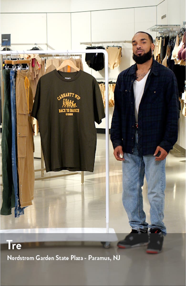 Basics Loose Fit Organic Cotton Graphic T-Shirt, sales video thumbnail