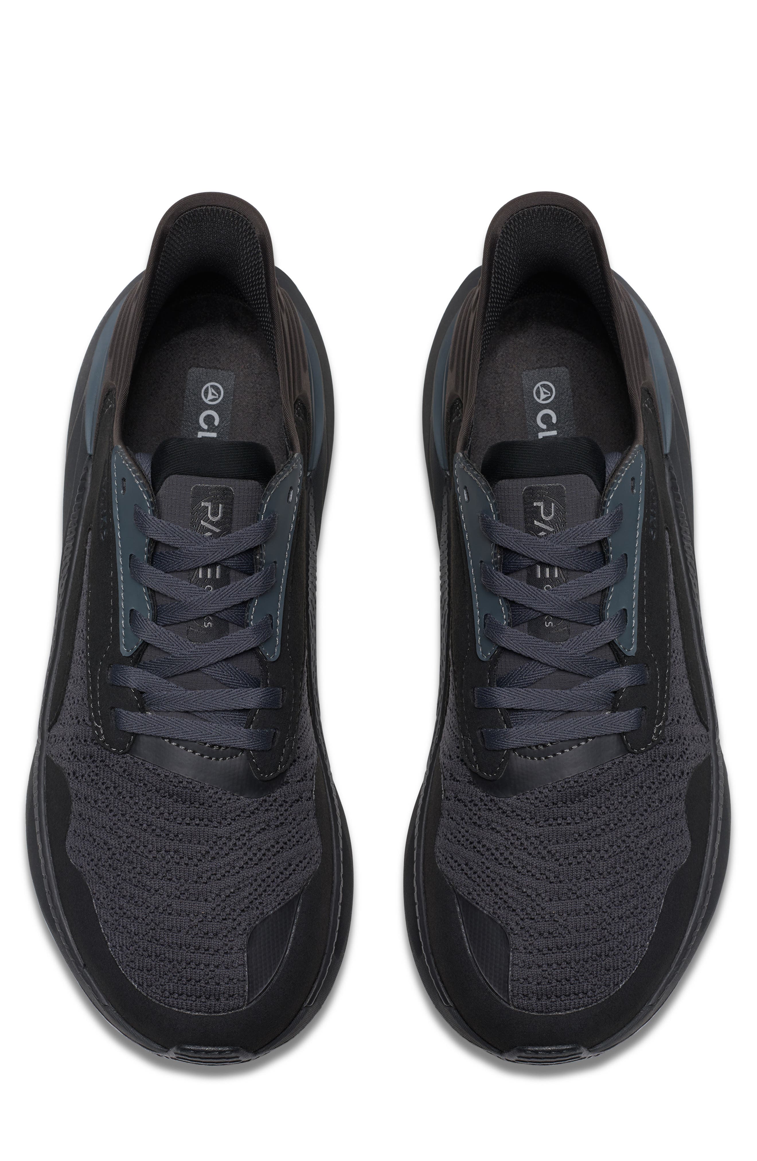 Clarks<sup>®</sup> Pace Lace-Up Sneaker, Alternate, color, Black