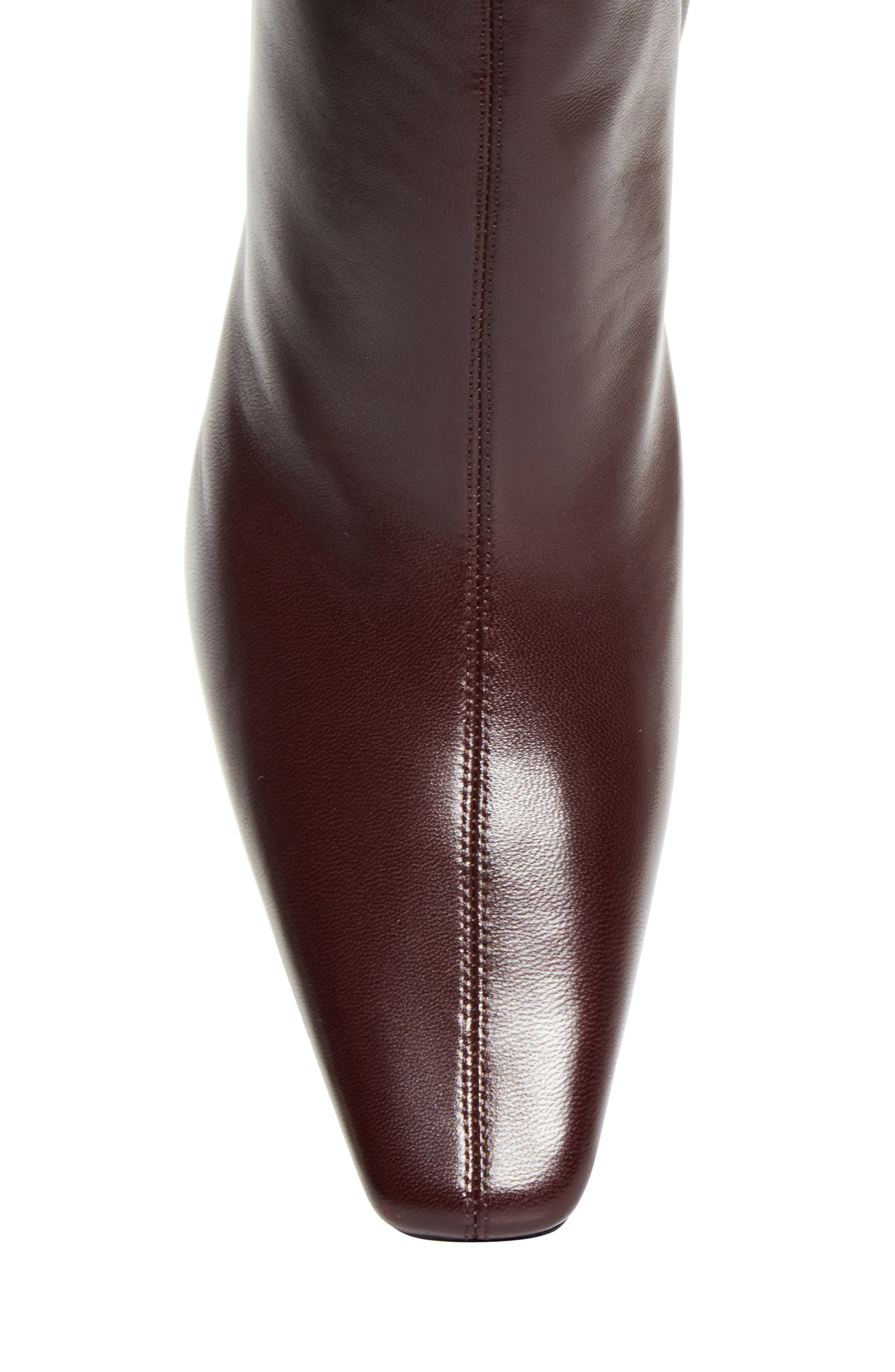 Saint Laurent Jill Bootie, Alternate, color, Marron Glace