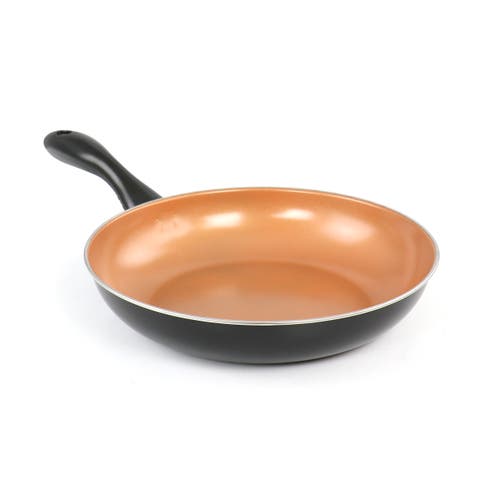 Gibson Home Armada 7 Piece Carbon Steel Nonstick Cookware Set In Black