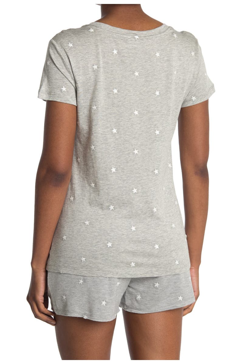 Splendid Embroidered Star Print T-Shirt, Alternate, color,