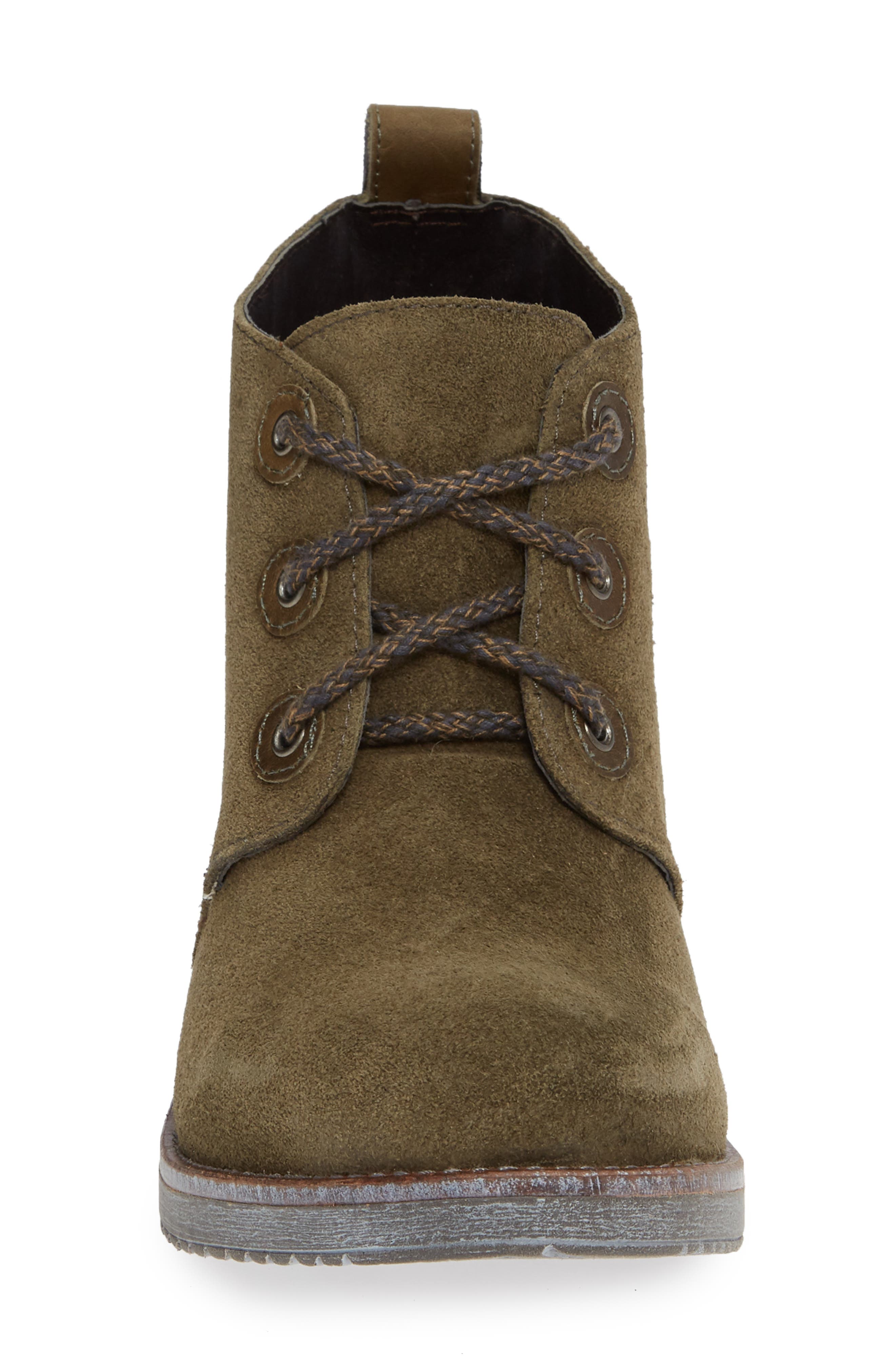 Love Water Repellent Bootie, Alternate, color, OLIVE/ VINTAGE PINE SUEDE