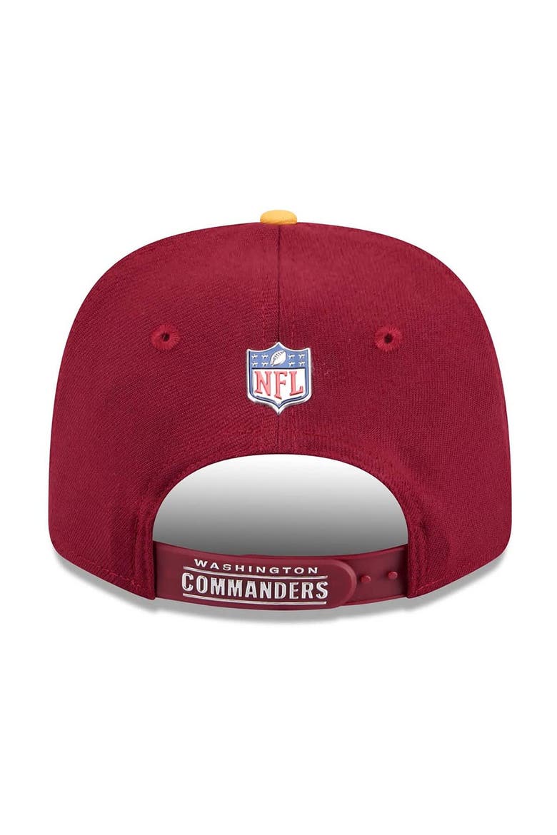 Men's New Era  Burgundy/Gold Washington Commanders 2026 NFL Draft 9SEVENTY Adjustable Hat, Alternate, color, Burgundy