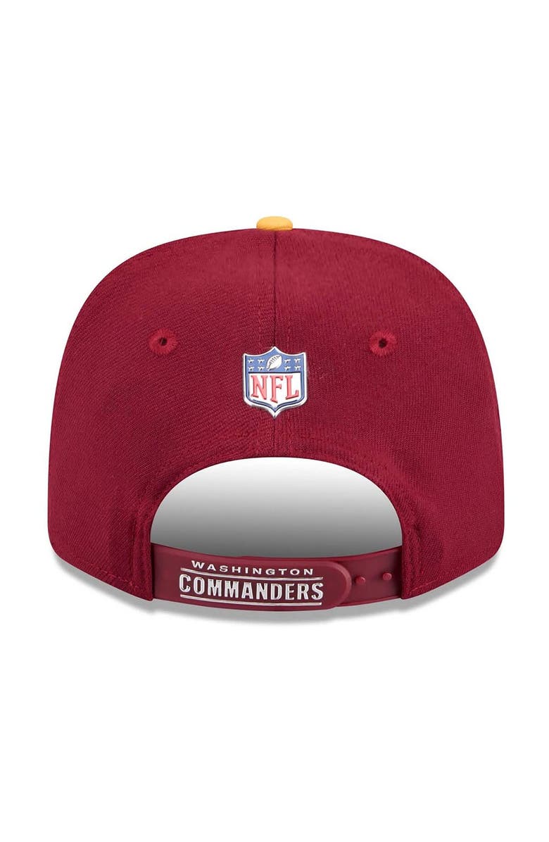 New Era Men's New Era  Burgundy/Gold Washington Commanders 2026 NFL Draft 9SEVENTY Adjustable Hat, Alternate, color, Burgundy