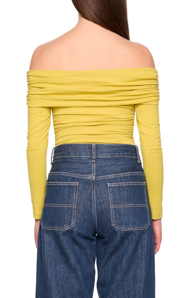 Susana Monaco Off the Shoulder Poet Top, Alternate, color, Bartlett