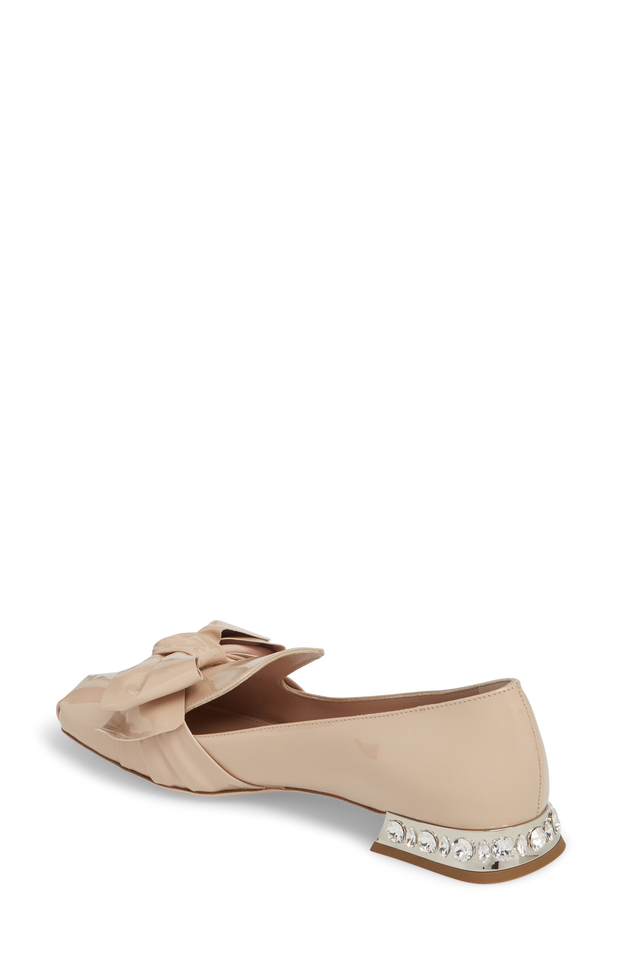 Embellished Heel Bow Loafer, Alternate, color, CIPRIA