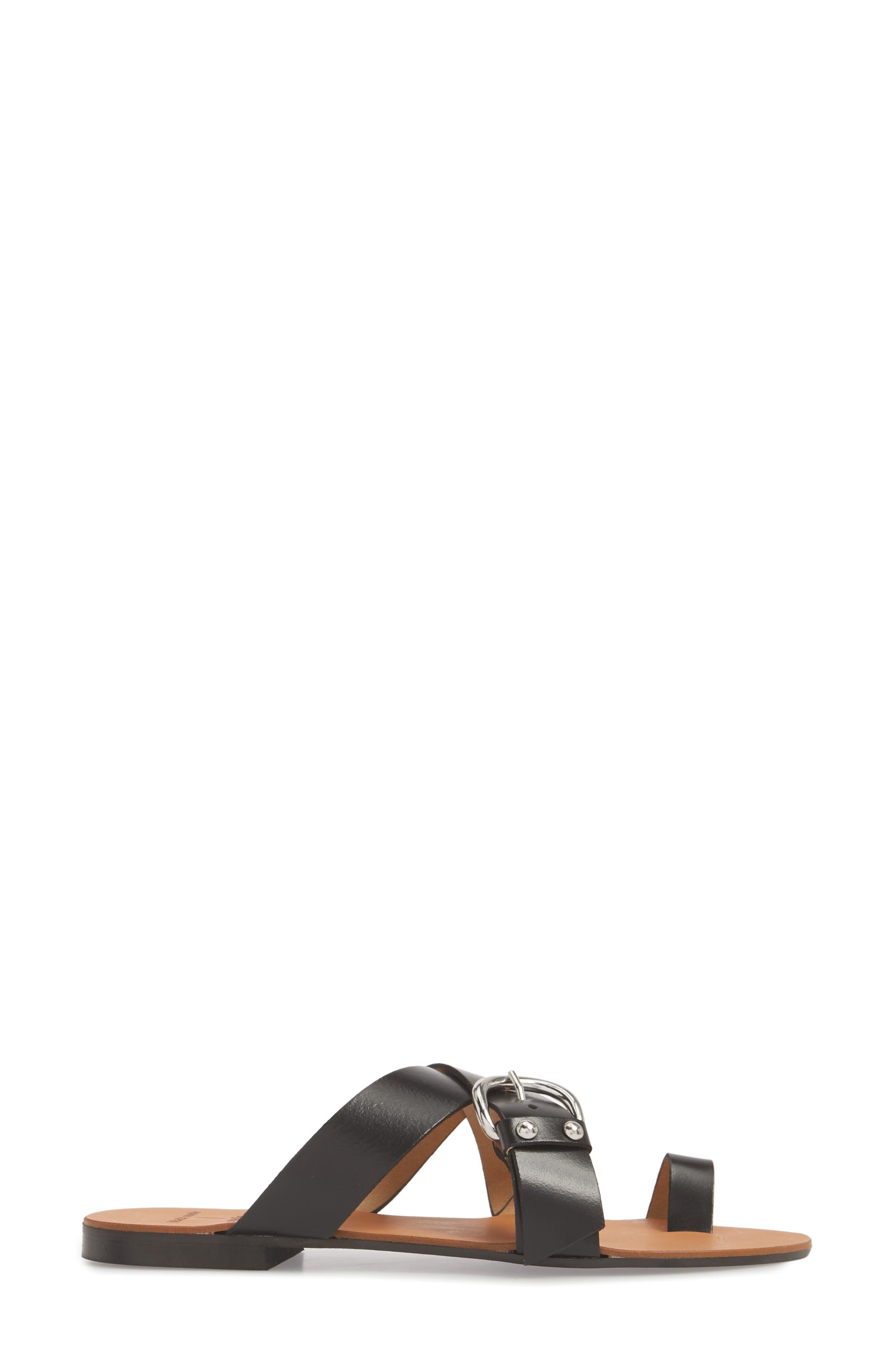 BLACK SUEDE STUDIO Elyse Slide Sandal, Alternate, color, 