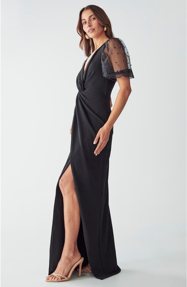 BWLDR Chiara Dress, Alternate, color, Black