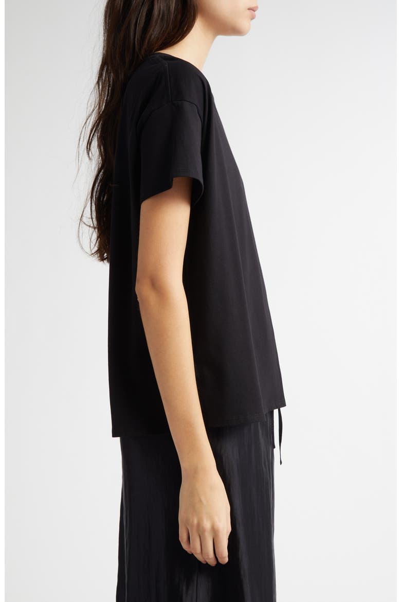 Basiluzzo Cotton T-Shirt, Alternate, color, BLACK