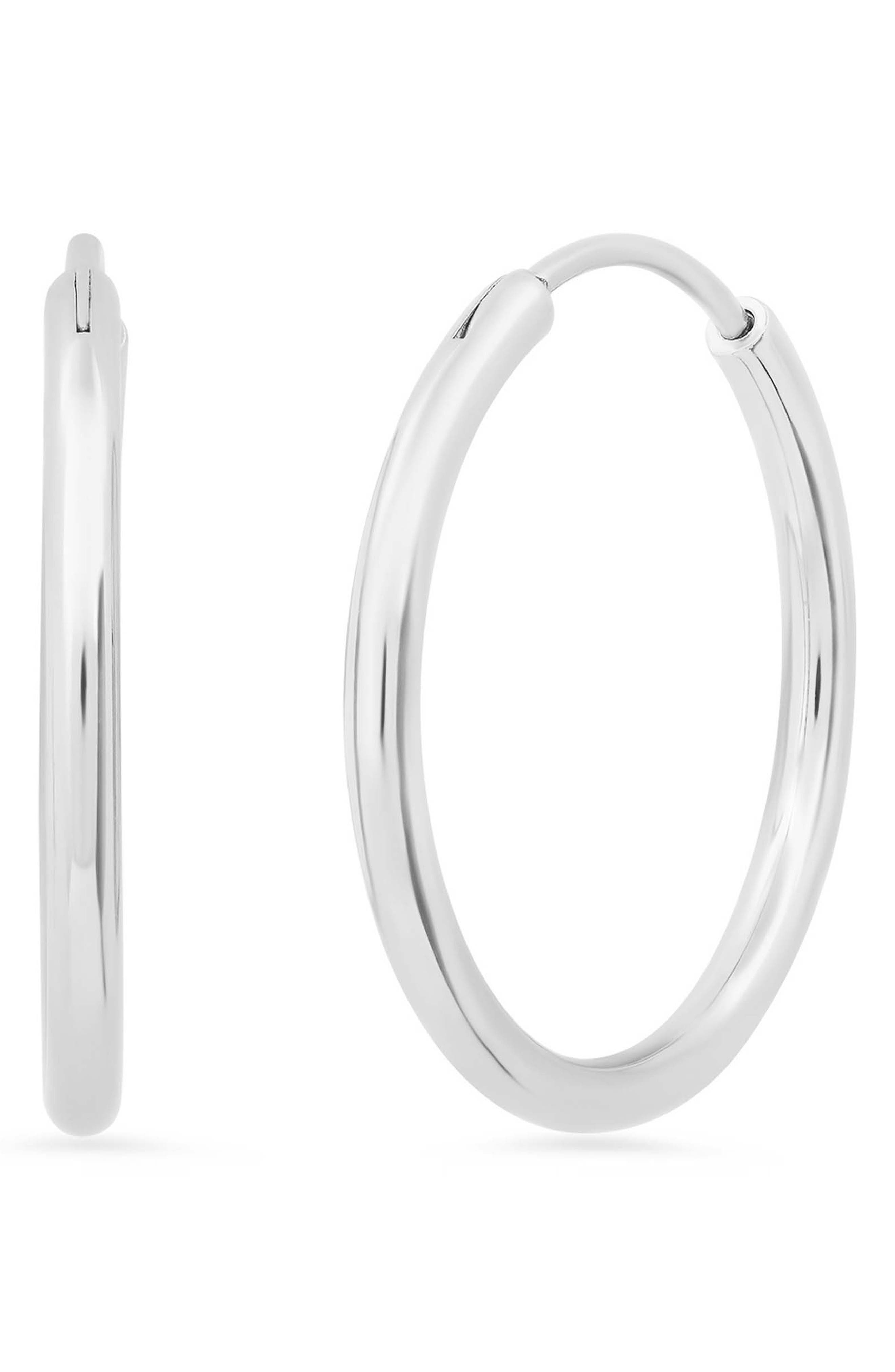 Stainless Steel Hoop Earrings