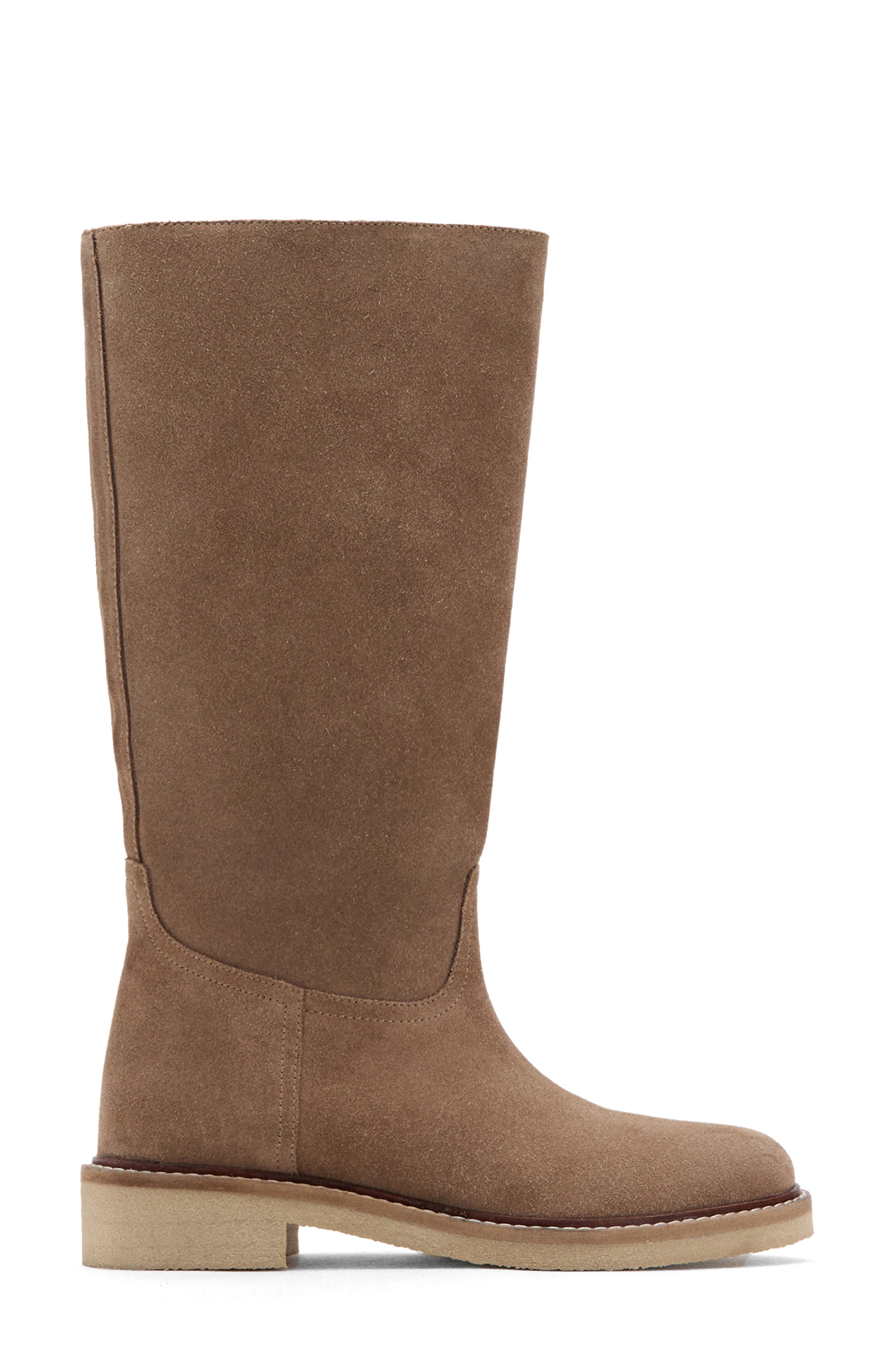 Knee High Boot, Alternate, color, MEDIUM BROWN