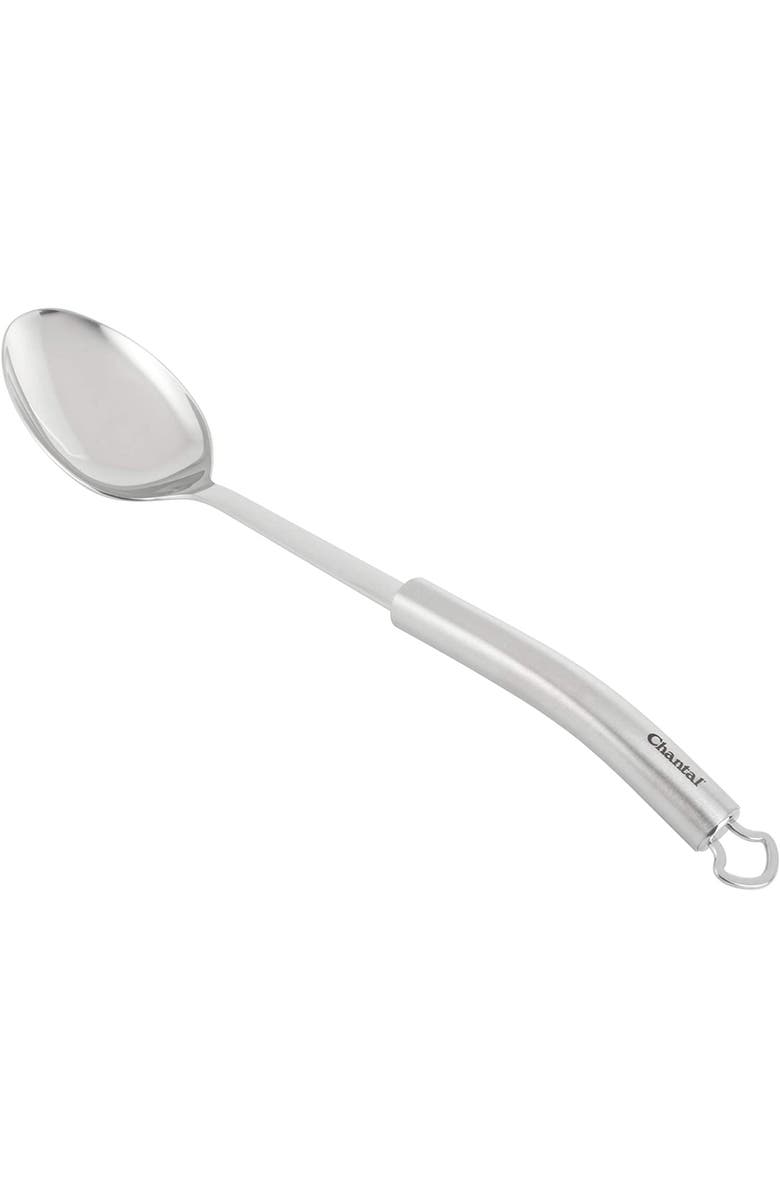 CHANTAL 14-Inch Solid Spoon, Stainless Steel, Main, color, Silver