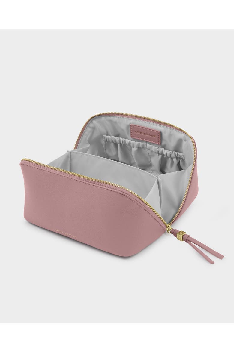 Soho Medium Makeup And Toiletry Bag in Deep Rose, Alternate, color, Deep Rose